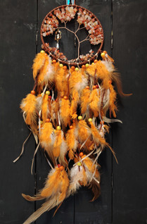 Unisieppari Elämänpuu Oranssi 60 cm