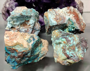 Sattukiitti/krysokolla/malakiitti raakakivi 75-125 mm