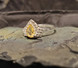 Sitriini/hopea925 sormus 