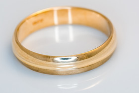 5mm puoliksi matta kihlasormus, koot 15-17