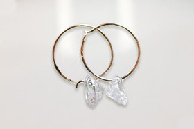 Hoitorengas Ø13mm, 8mm kirkas kivi