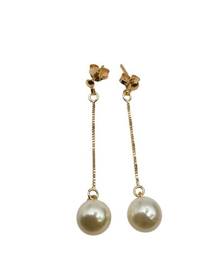 6,5mm helmiäinen venetsiaketjussa