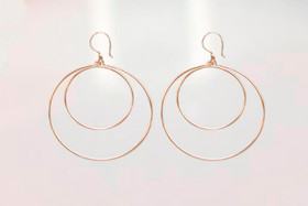 Tupla lankarengaskorvakorut 