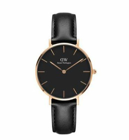 Classic Petite Sheffield Black rannekello