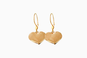 Sydän koukkukorvakorut