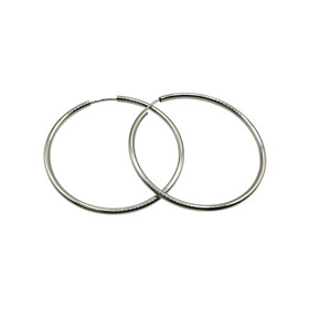 Valkokultainen rengaskorvakoru Ø40mm