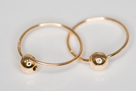 Rengaskorvakorut Ø13mm, 4mm pallo