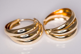 Rengaskorvakorut Ø15mm, 3-osainen