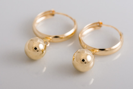 Rengaskorvakorut Ø12mm, 6mm pallo