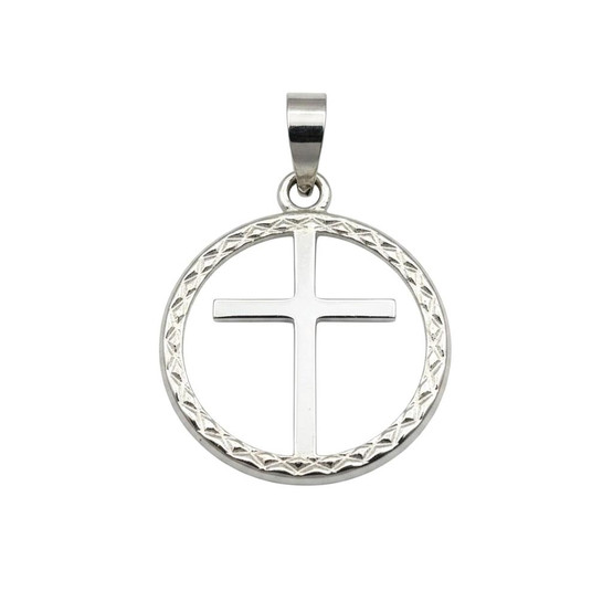 Kuviollinen rengasristiriipus 