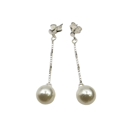 6,5mm helmiäinen venetsiaketjussa