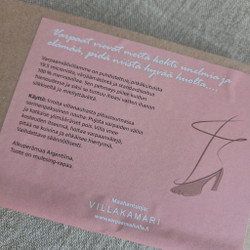 Varpaanvälivilla 20 g korkokenkä 