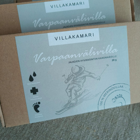 Varpaanvälivilla 20 g laskettelija