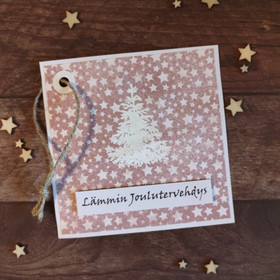 Pakettikortti - Kuusi ja tähdet