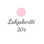 LAHJAKORTTI 20,00€ (toimitus sähköpostitse)
