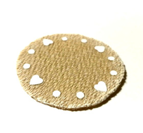 Nukkekodin Joulukuusen matto ⌀ n. 5 cm - Kermanvalkoinen