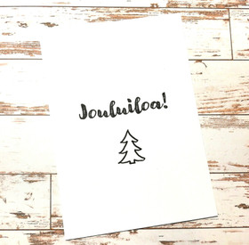 Joulukortti A6 - Jouluiloa!