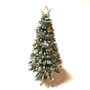 Nukkekodin Joulukuusi 10 cm - Hopea