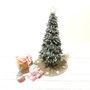 Nukkekodin Joulukuusi 10 cm - Hopea