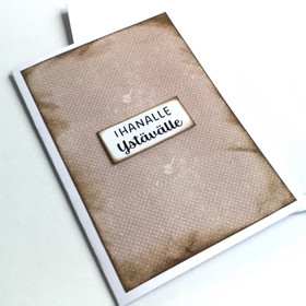 Kortti A6 - Vintageruskea 