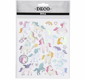 Kuviotarrat - Yksisarviset, 1 arkki (15x16,5 cm)