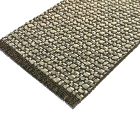 Nukkekodin matto - Tummanruskea kuvioitu