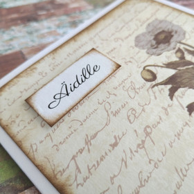 Kortti - Vintagekukka 