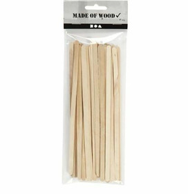 Jäätelötikut - Pituus 19 cm, leveys 0,6 cm (30 kpl/pkk)