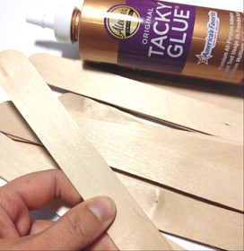 Jäätelötikut - Pituus 20 cm, leveys 2,5 cm (15 kpl/pkk)