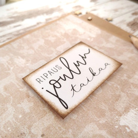 Joulukortti - Peurat (13,5x13,5 cm)