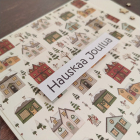 Joulukortti - Joulukylä (14,8x14,8 cm)