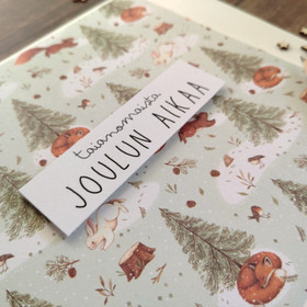 Joulukortti - Taianomaista joulun aikaa (14,8x14,8 cm)