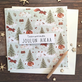 Joulukortti - Taianomaista joulun aikaa (14,8x14,8 cm)