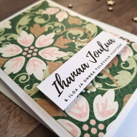 Joulukortti - Joulukukka (10,5 x 14,5 cm) A6