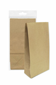 Lahjapussi 18 x 9 cm - Ekoruskea, 5kpl/pkt