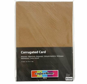 Aaltopahvi 10 kpl/pkt - Luonnonruskea (25 x 35 cm)