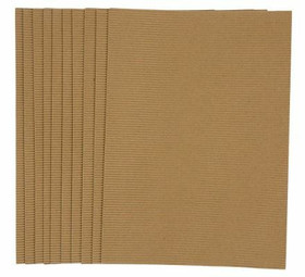 Aaltopahvi 10 kpl/pkt - Luonnonruskea (25 x 35 cm)