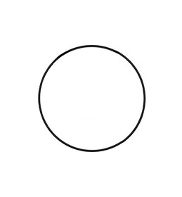 Metallirengas 15 cm - Musta tai valkoinen