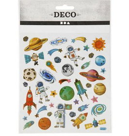 Kuviotarrat - Avaruus ja raketit, 1 arkki (15x16,5 cm)