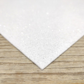 Kimallehuopa 1mm - Kirkkaan valkoinen 30x40 cm