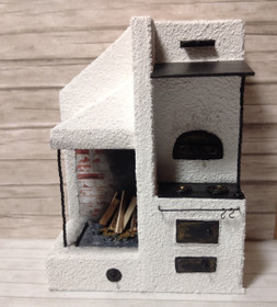 Nukkekodin Leivinuunitakka - Valkoinen