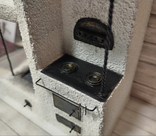 Nukkekodin Leivinuunitakka - Valkoinen