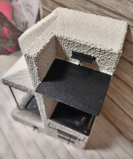 Nukkekodin Leivinuunitakka - Valkoinen