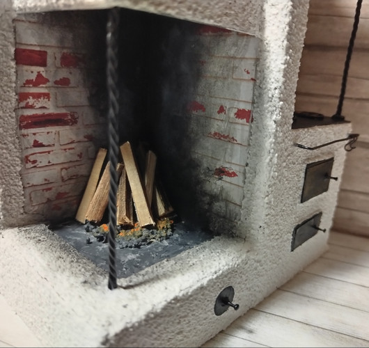 Nukkekodin Leivinuunitakka - Valkoinen