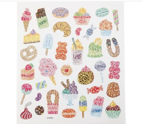 Kuviotarrat - Karkit ja herkut, 1 arkki (15x16,5 cm)