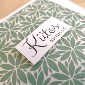 Kortti - Kiitos sinulle (10 x 10cm)