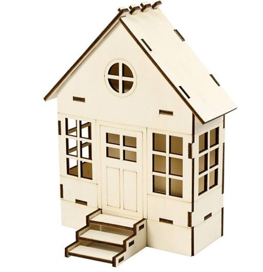 Koottava miniatyyritalo - 1 kpl/pkt