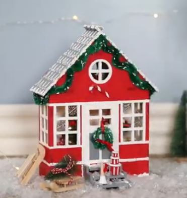 Koottava miniatyyritalo - 1 kpl/pkt