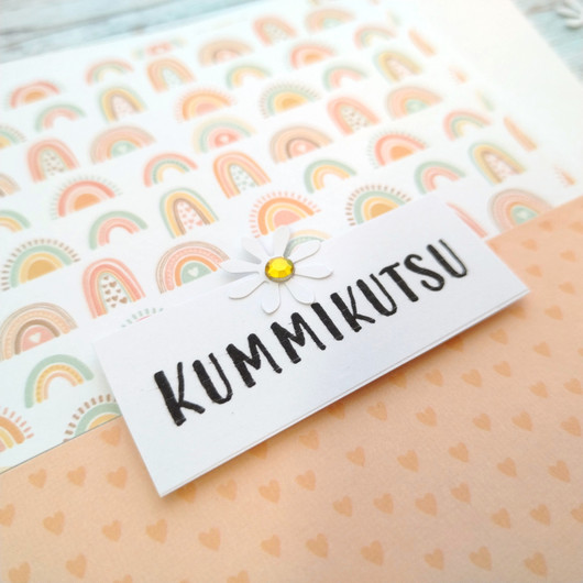 Kummikutsukortti - A6 