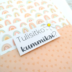 Kummikutsukortti - A6 